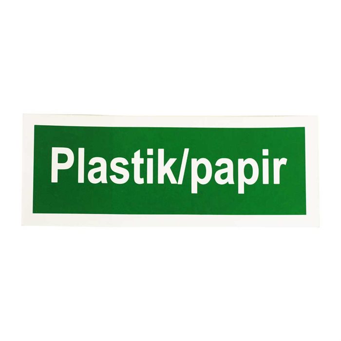 Plastic/papir