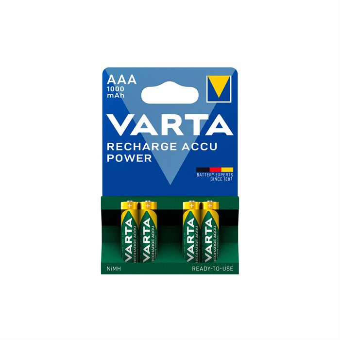 Varta genopladelige batterier AAA