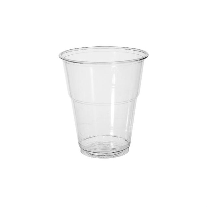 Plastglas, 30 cl, biologisk nedbrydelig