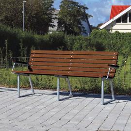Parkbænk - Hårdttræ - 200 cm (200 cm.)